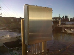 marine enclosure for saltwater or corrosive environments