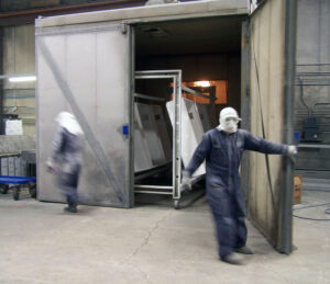 Oven - Curing the Powder